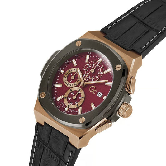 G.C. Coussin Shape Red Dial Men Watch Y99016G3MF