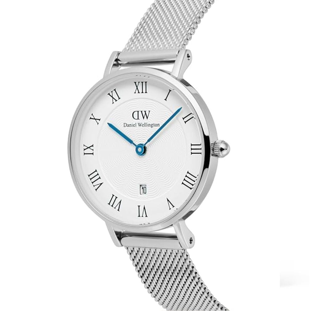 Daniel Wellington White Round Dial White Women's Watch DW00100858K