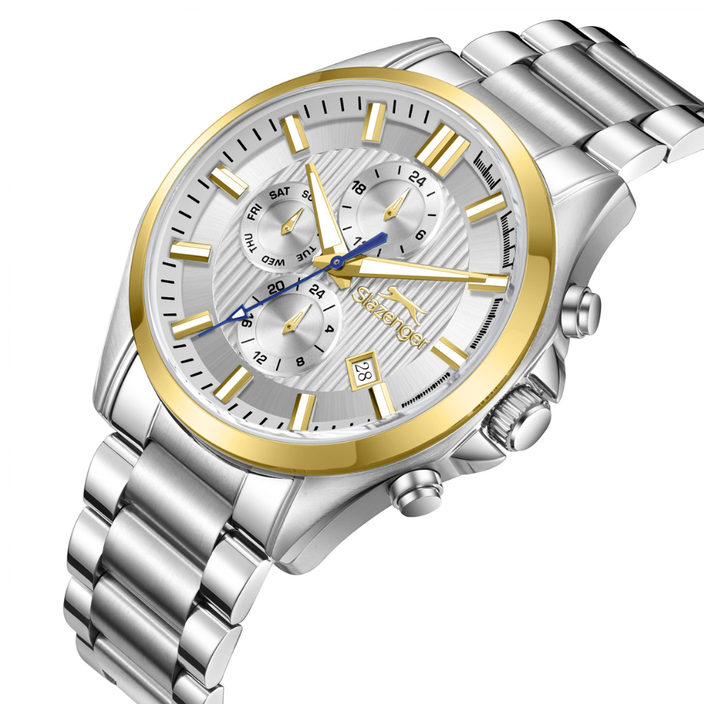 Slazenger Round Silver Dial Men's Multifunction Watch SL.09.2632.2.230