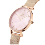 Daniel Wellington Petite Pink Rose Gold Women's Analog Watch DW00100513K
