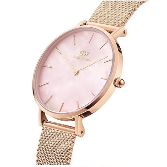 Daniel Wellington Petite Pink Rose Gold Women's Analog Watch DW00100513K