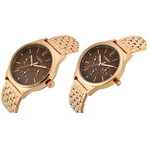 Timex Trendline Brown Pair Watch TW00PR349