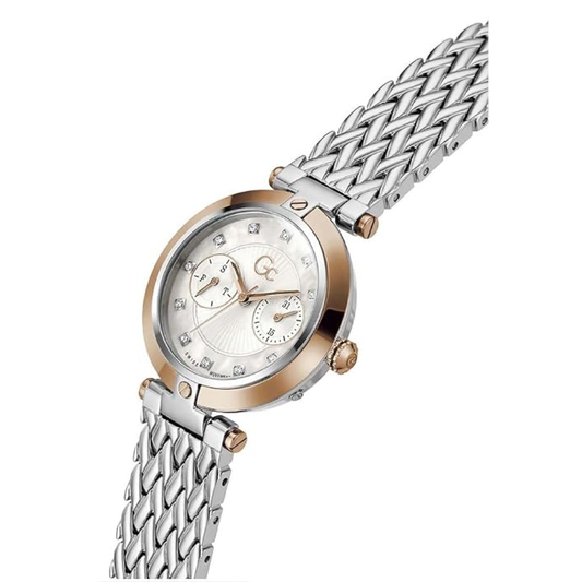G.C Analog White Dial Women's Watch Z21006L1MF
