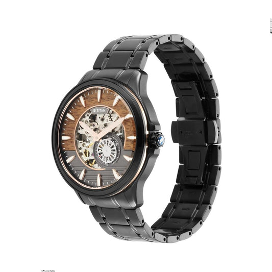 Titan Maritime Anthracite & Brown Men's Watch 1793KM04