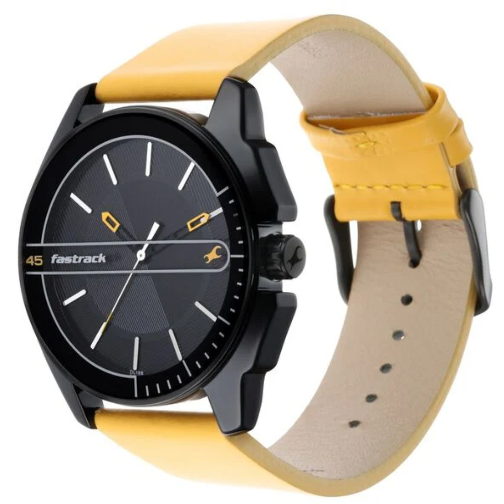 Fastrack Wear Your Look Black Dial Guys Watch 3089NL01