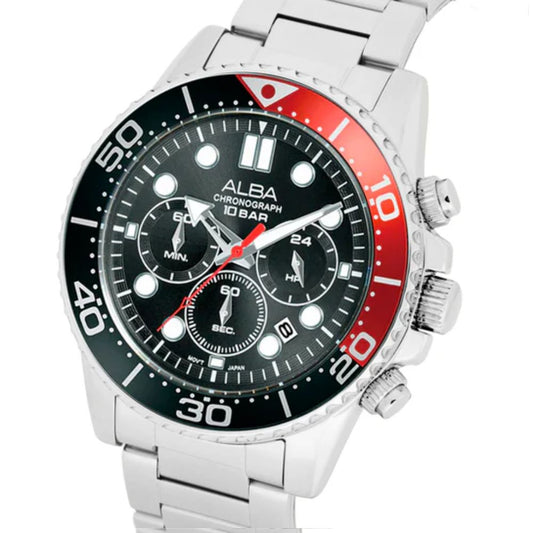 ALBA Active Midnight Black Dial Men's Watch AT3J37X1