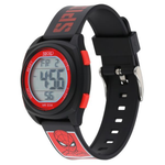 Zoop Spiderman Multicoloured Digital Dial Digital Watch for Boys Kids NS16025PP01