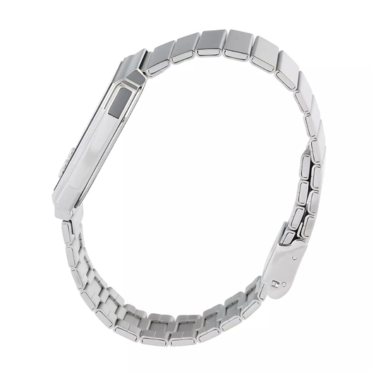 Alexandre Christie Digital White Women's Watch 9498LHBSSSL