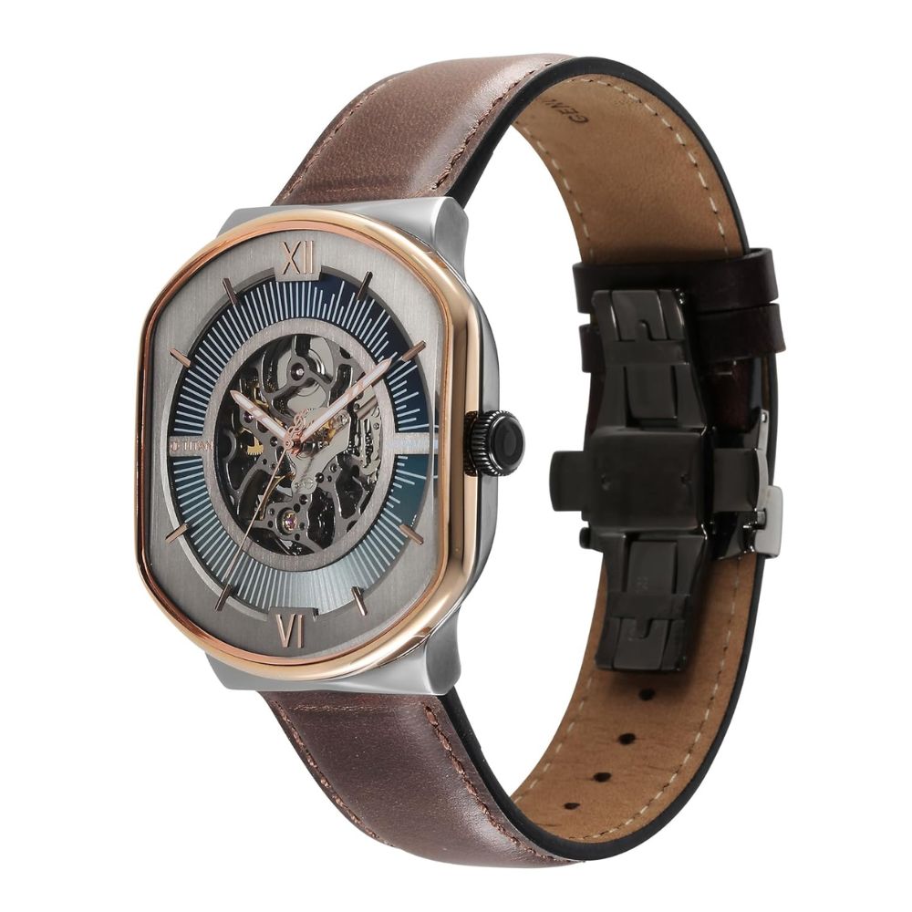 Titan Techno Beat Brown Men's Watch 1893KL01