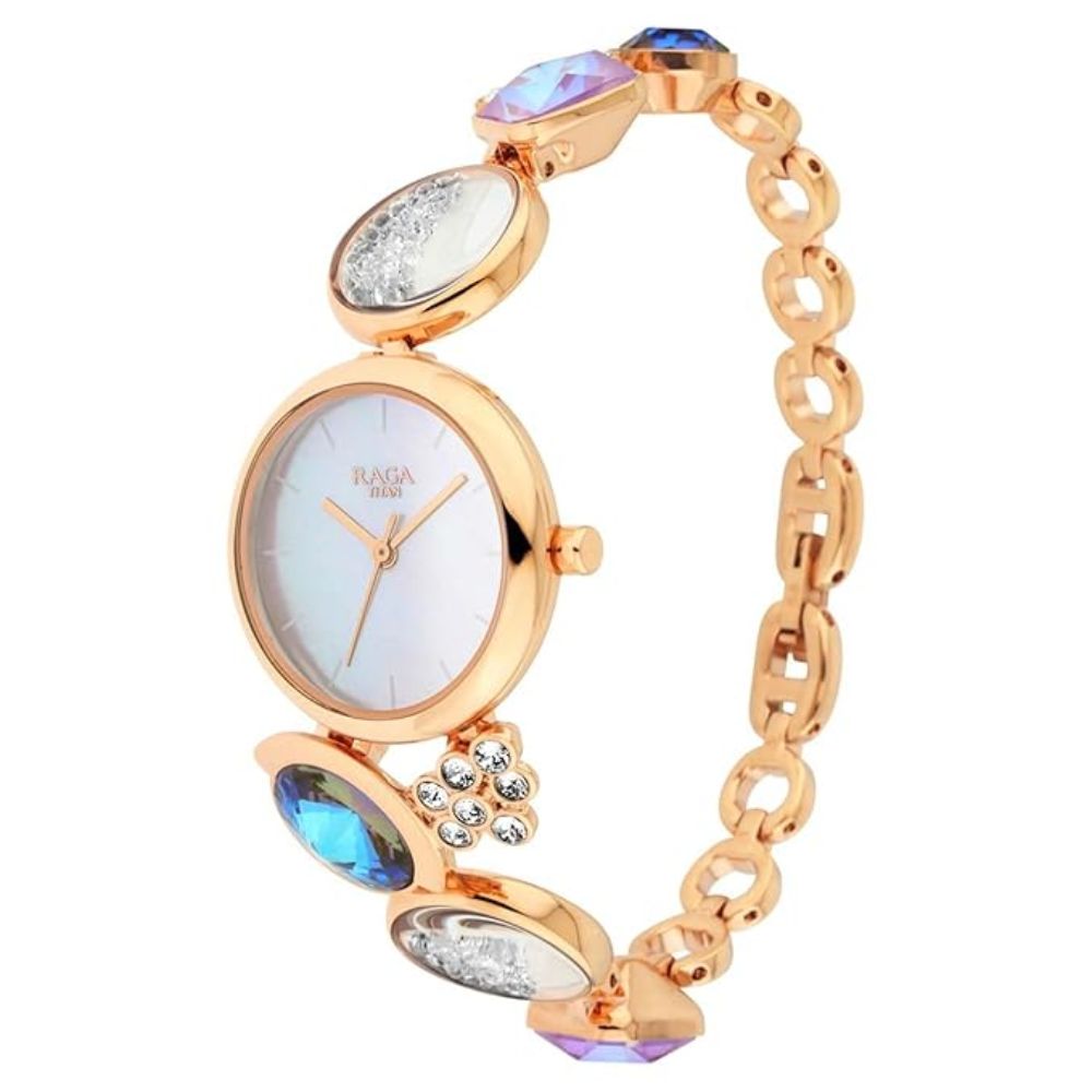 Titan Raga Moments of Joy Rose Gold Women's Watch 95128WM01