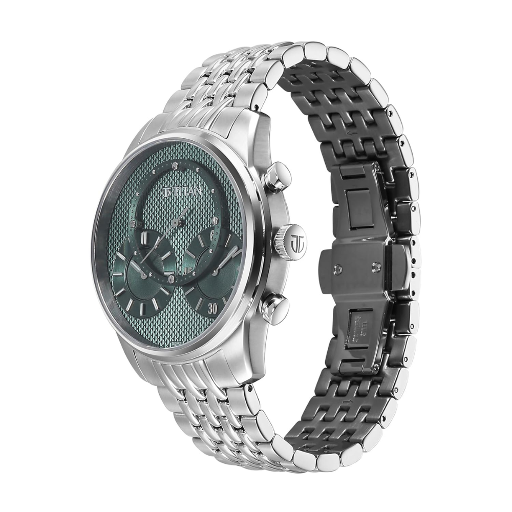 Titan Micromotors Green Men's Watch 90179SM01