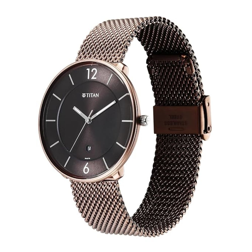 Titan Neo Splash Brown Men's Watch 1849KM04