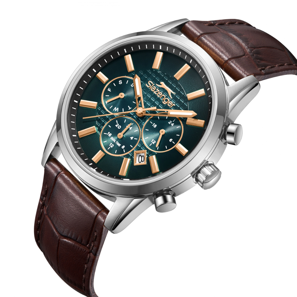 Slazenger Dark Green Dial Multifunction Watch SL.09.2649.2.372