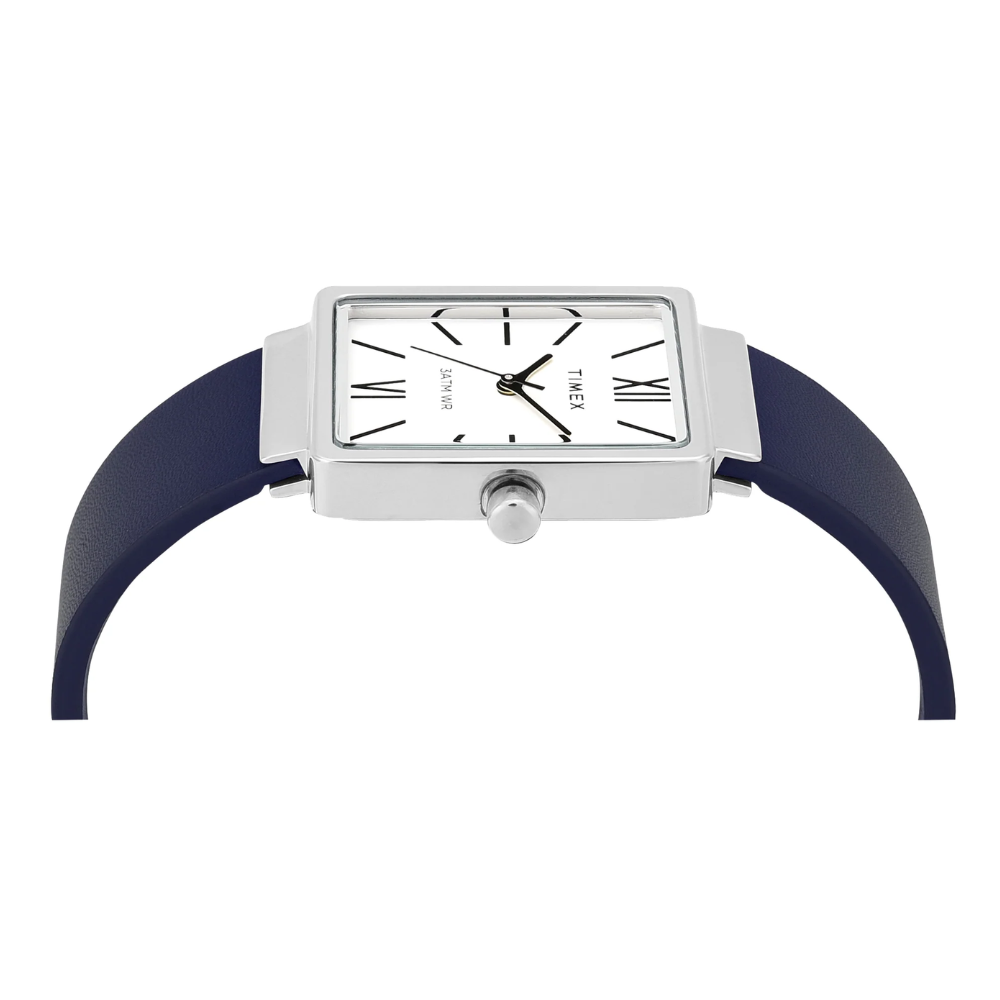 Timex Classics Silver Case White Dial Women Watch TWEL20706