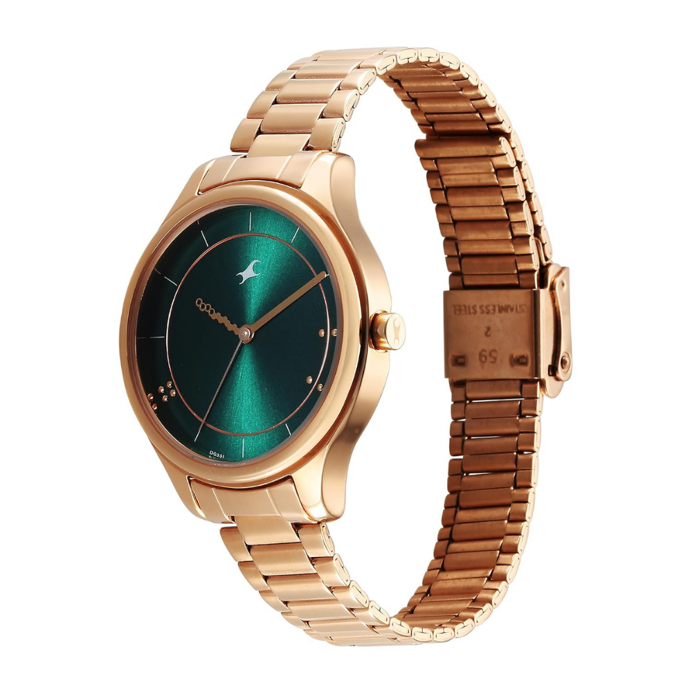 Fastrack Stunners Green Dial Women's Watch 6296WM02
