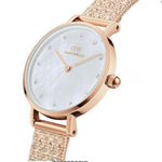 Daniel Wellington Mother of Pearl Bracelet Style Straps Analogue Mother of Pearl Women's Watch DW00100590K