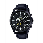 Casio Black Leather Strap Men's Watch EFV-510BL-1AV | 10527782