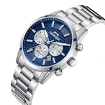 Slazenger Multifunction Navy Dial Men's Metal Strap Watch SL.09.2648.2.390