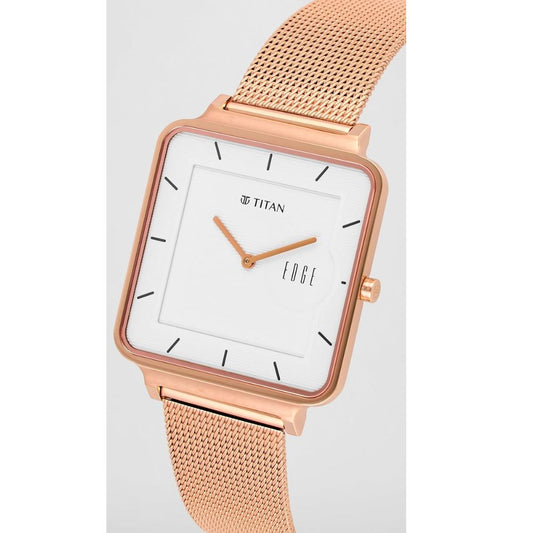 Titan Edge Quad Rose Gold Men's Watch 10017WM01