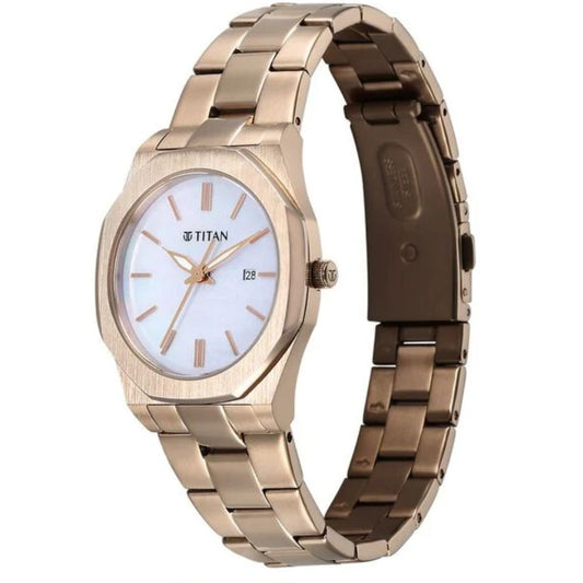 Titan Workday Wonders Mother of Pearl Women's Watch 95295WM01
