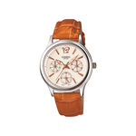Casio brown Leather Strap Women's Watch LTP-2085L-5AV, LTP-2085L-5AV(5420) | 10460297