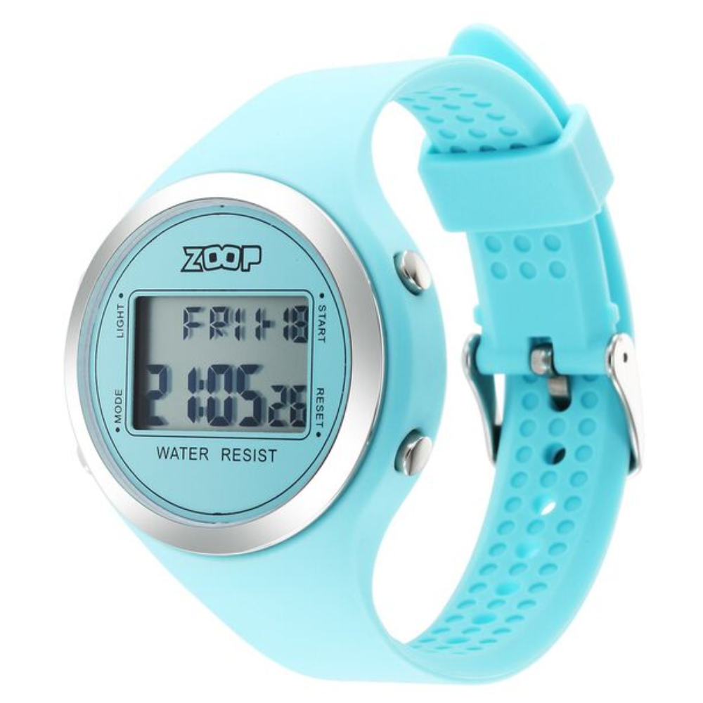 Zoop Digital Dial Blue Strap Girls Kids Digital Watch 26024PP03