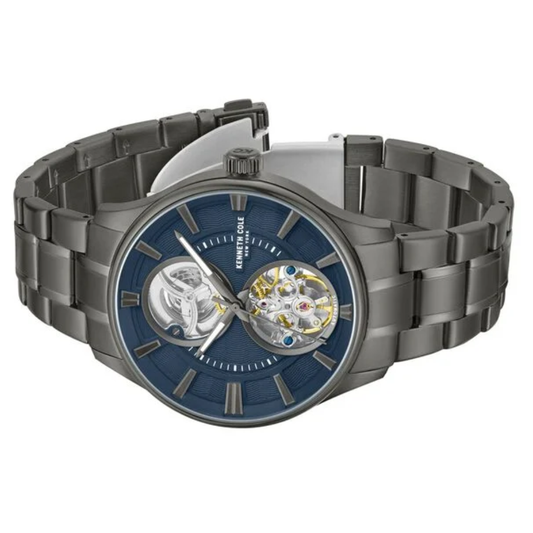 Kenneth Cole Automatic Grey Blue Dial Men's Watch KCWGY0049803MN