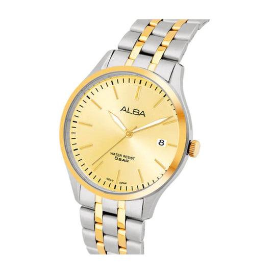 ALBA Gold Dial Men's Watch AS9S10X1