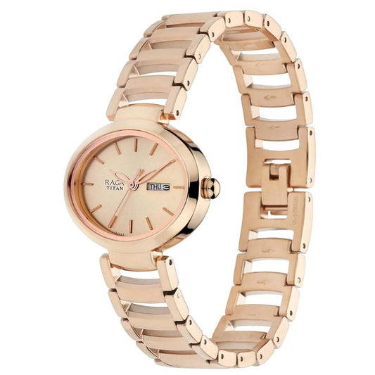 Titan Raga Viva Rose Gold Women's Watch 2620WM01