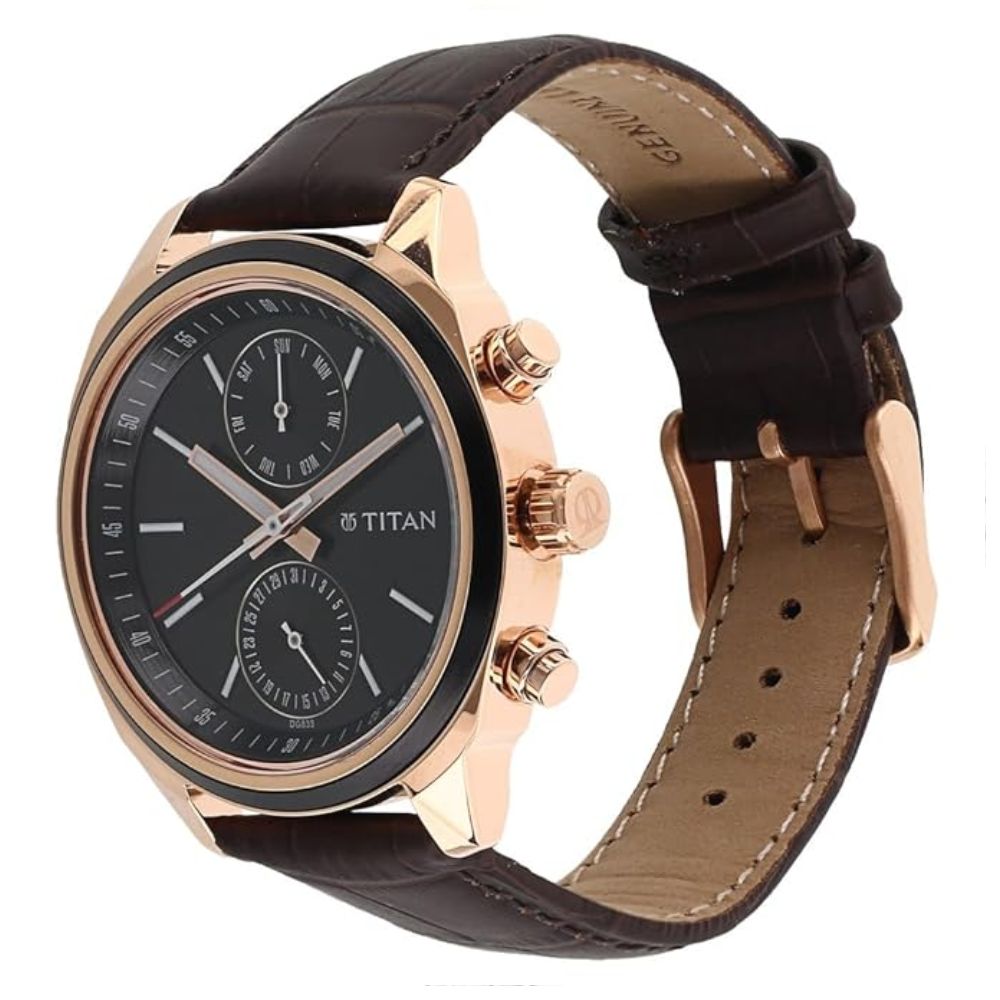 Titan Workwear Black Men's Watch 1733KL03