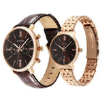 Titan Bandhan Brown Couple Watch 9400794207WZ02