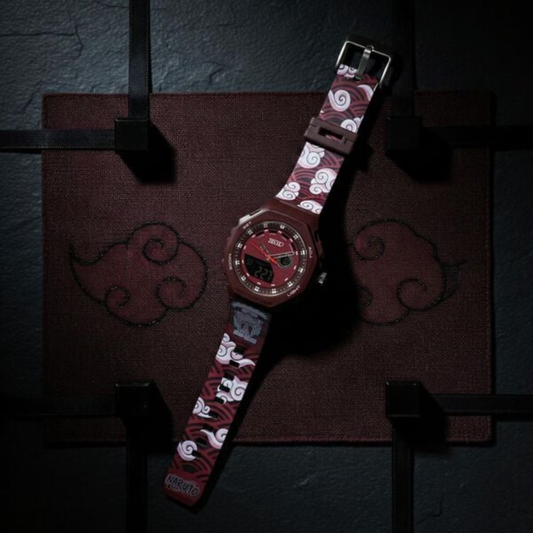 Zoop Naruto Ana-Digi Maroon Watch 16053PP03