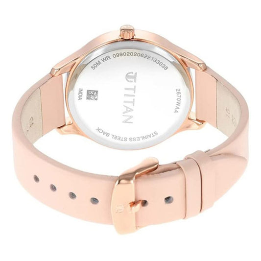 Titan Neo Workdays Silver Women's Watch 2670WL06