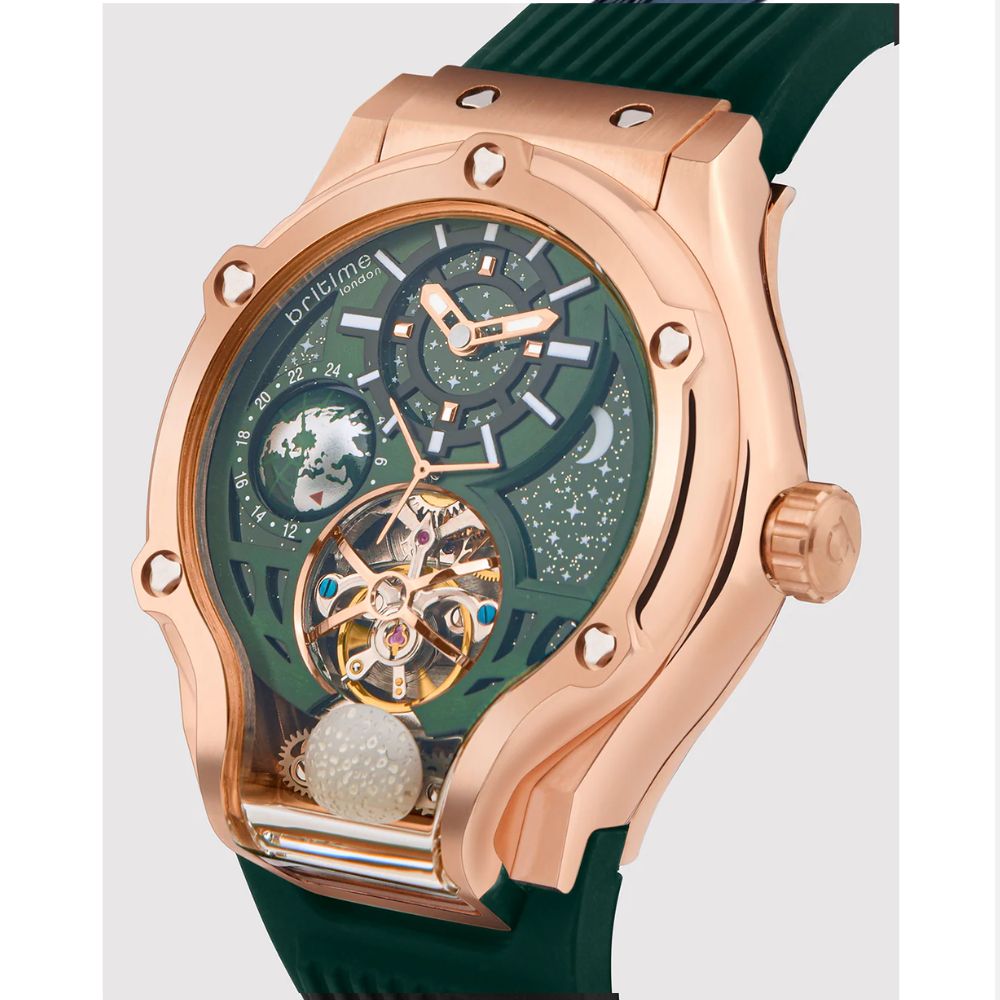 Britime Automatic Green Men's Watch 777-P31412