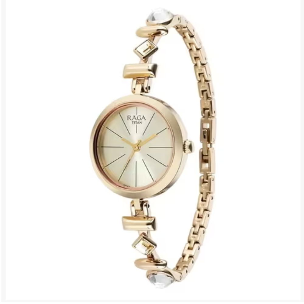 Titan Raga Viva Upgrades Gold Women's Watch NU2606WM12