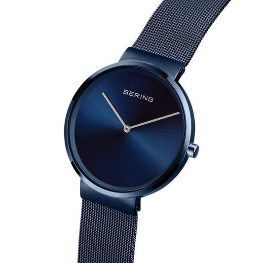 BERING Round Blue Men's Watch 14539-397