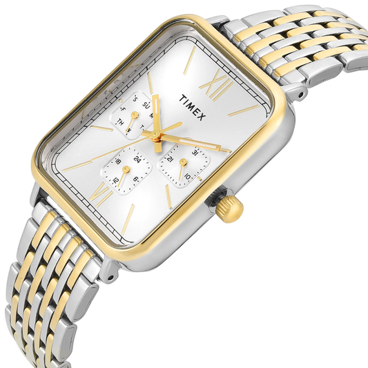 Timex Trendline Silver Golden Men Watch TWEG34602