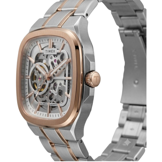 TIMEX Automatic Silver Dial Men's Watch TWEG31900