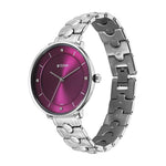 Titan Workwear Maroon Dial Women's Watch 2651SM09