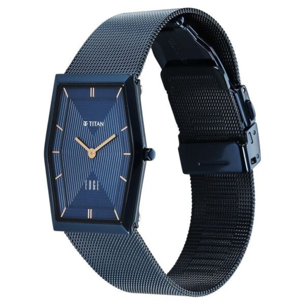 Titan Edge Whimsey Blue Women's Watch 2785QM02
