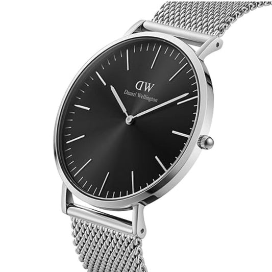 Daniel Wellington Classic Analog Black & Silver Men's Watch DW00100629K