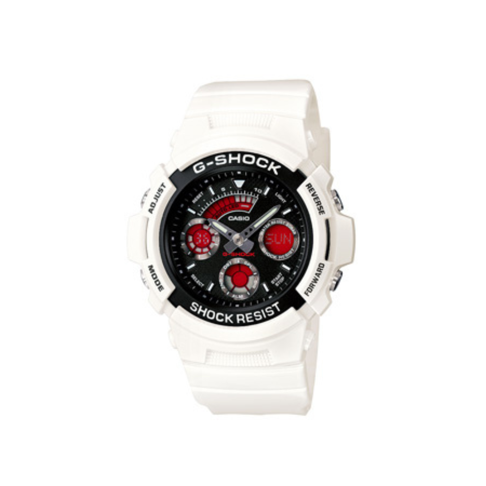 Casio White Resin Strap Men's Watch AW-591SC-7A | 10325135