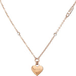 GUESS Circle Lights Rose Gold-Plated Women's Necklace UBN02230RG