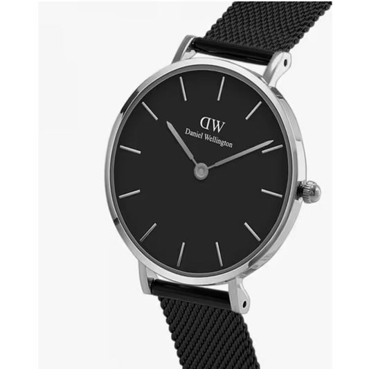 Daniel Wellington Petite Ashfield Round Black Women's Watch DW00100246K