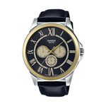 Casio Enticer Black Leather Men's Watch for MTP-E318L-1BV | 10574238