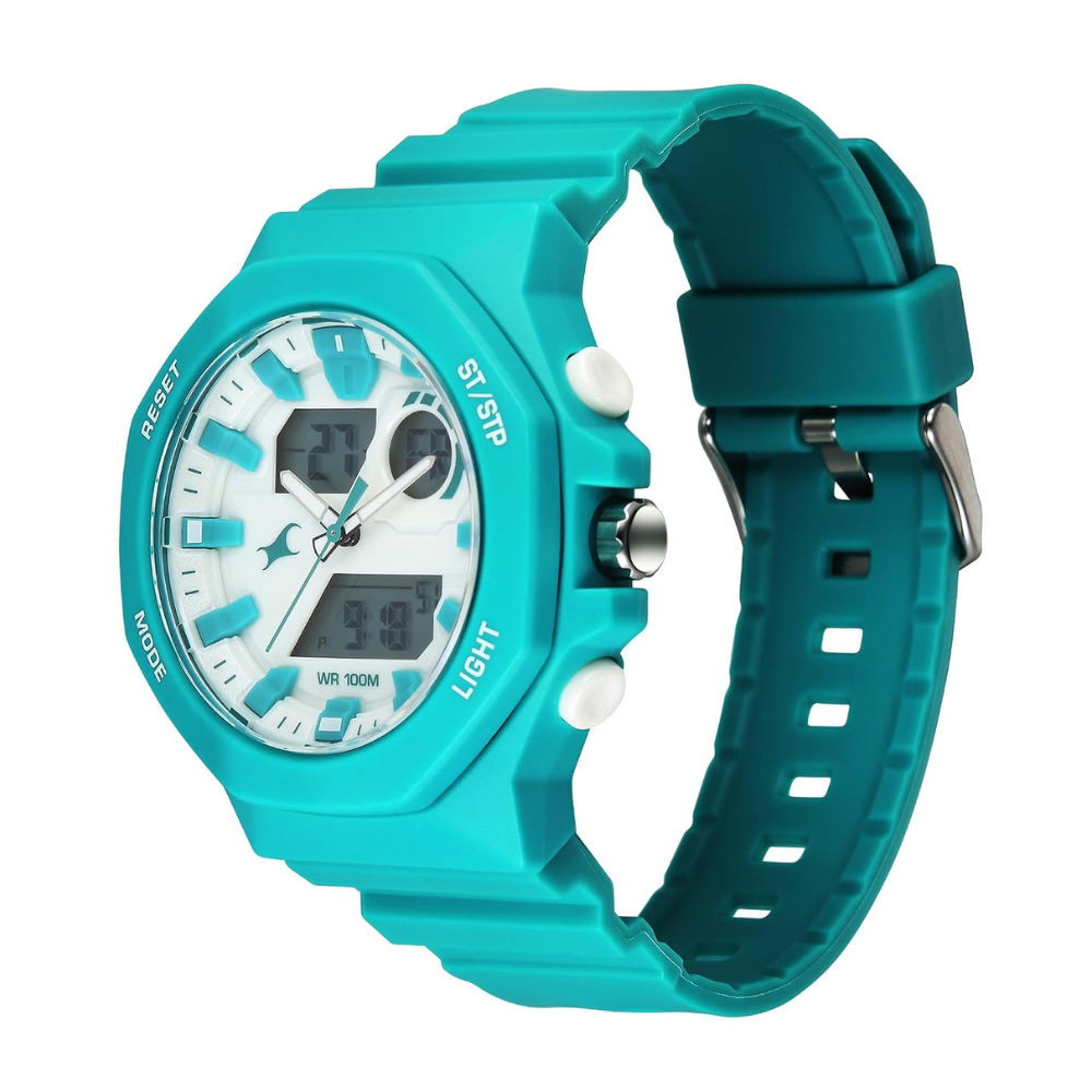 Fastrack Streetstyle 4 Teal Men's Watch 38171PP02