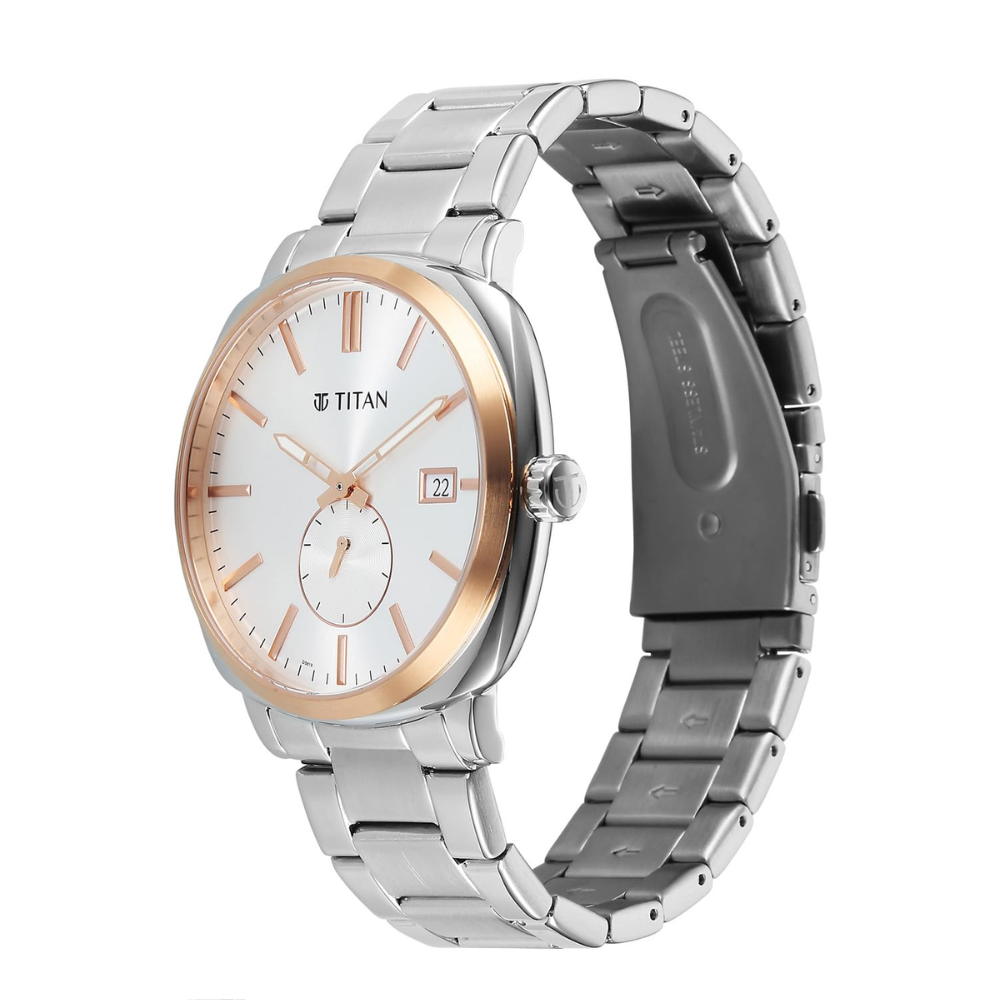 Titan Classique Suave 2.0 Silver Men's Watch 90189KM04