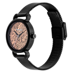 Fastrack Animal Print Analog Rose Gold Dial Women's Watch 6221NM01