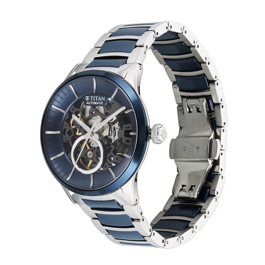 Titan Ceramic Fusion Blue Men's Watch 90174KD02