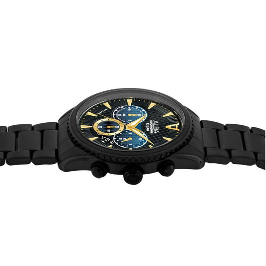ALBA Active Black Dial Men's Watch AT3J09X1